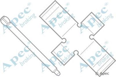 APEC BRAKING kit424 -  Комплектующие, тормозные колодки